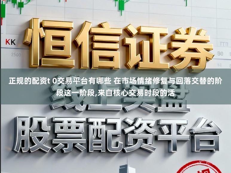 正规的配资t 0交易平台有哪些 在市场情绪修复与回落交替的阶段这一阶段,来自核心交易时段的活