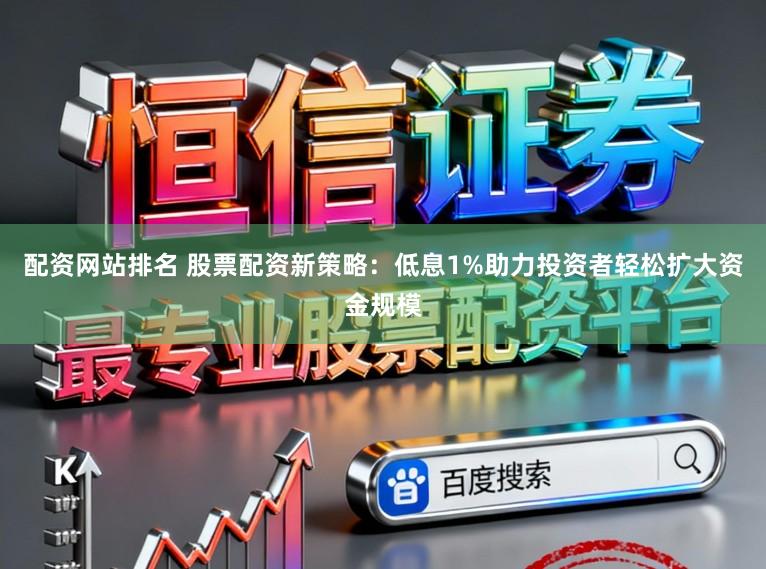 配资网站排名 股票配资新策略：低息1%助力投资者轻松扩大资金规模