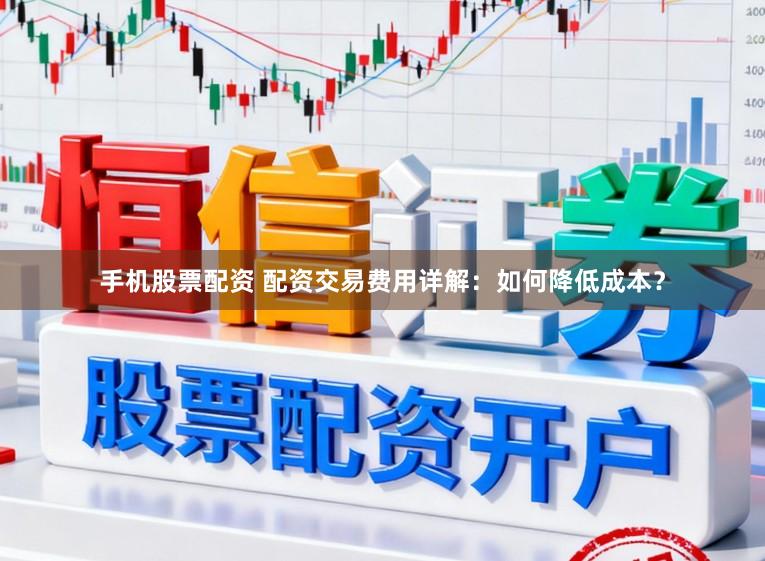 手机股票配资 配资交易费用详解：如何降低成本？